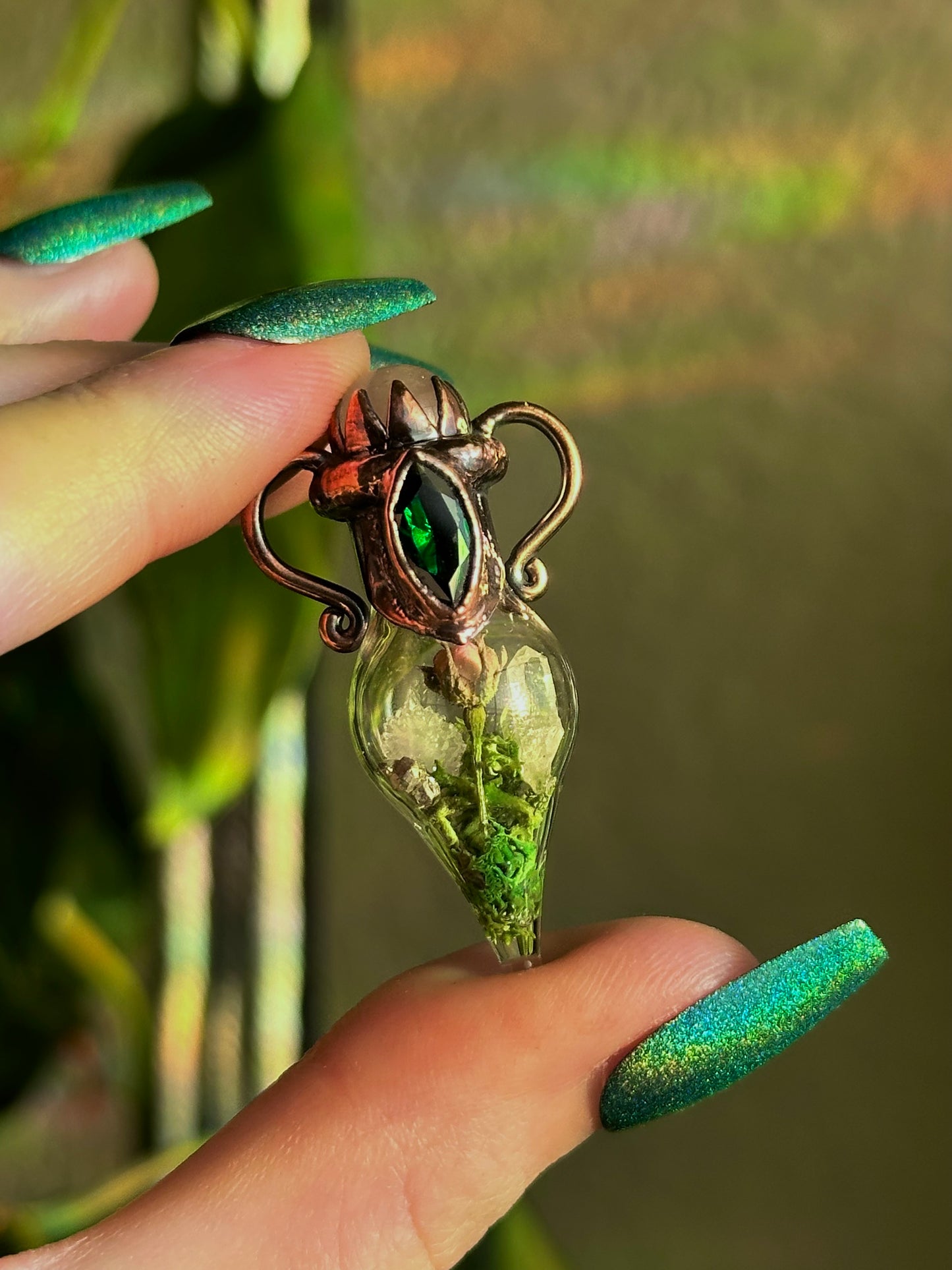 Mini Rose Terrarium Choker