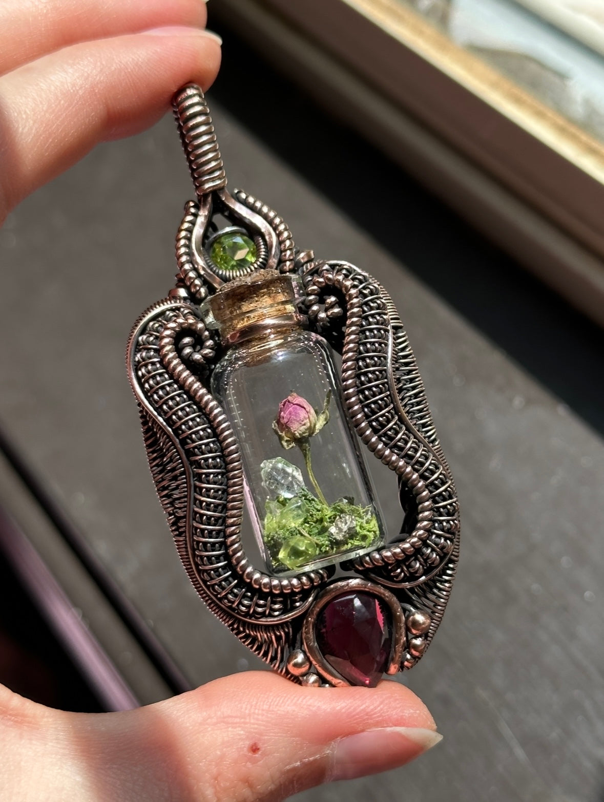 Rose Terrarium Amulet